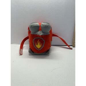 Nickelodeon Paw Patrol Marshall Pup Pack Plush Stuffed Toy Mini Red Backpack